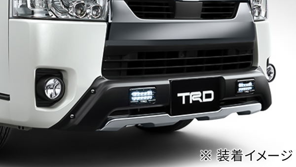 TRD MS328-26002 マッドフラップ ブラック ハイエース(2##系) MS328-26002 - 4