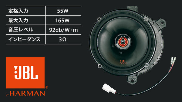 【アクアMXPK10系】スピーカーセット（標準スピーカー交換タイプ、取付金具付き・JBL） – VROOM