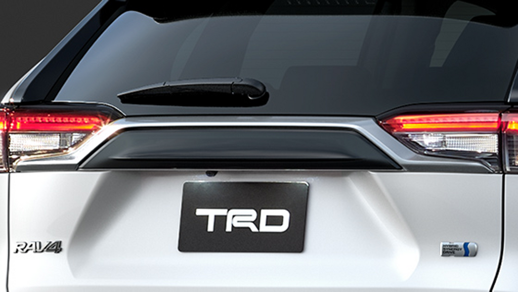 RAV4 50系 TRD バックドアガーニッシュ RAV4 50系】TRD バックドアガーニッシュ | VROOM