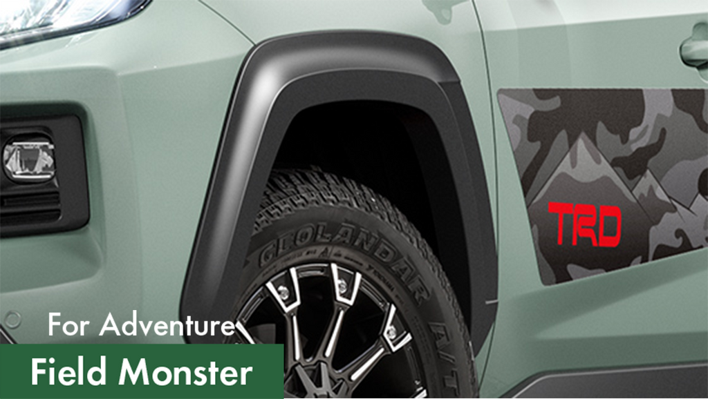 rav4 50系 TRD ストリートモンスターオーバーフェンダー RAV4 50系】TRD オーバーフェンダー Adventure用 | VROOM