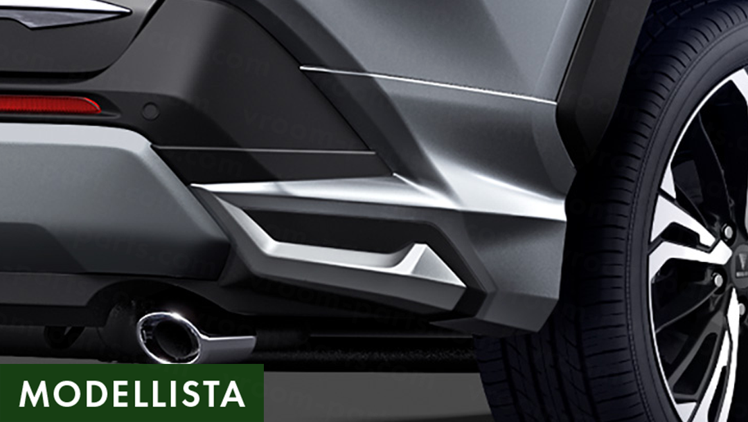 モデリスタ MODELLISTA リヤスパッツ RAV4 パールホワイト 中古 02_col モデリスタ MODELLISTA リヤスパッツ RAV4 パールホワイト 中古 02_col