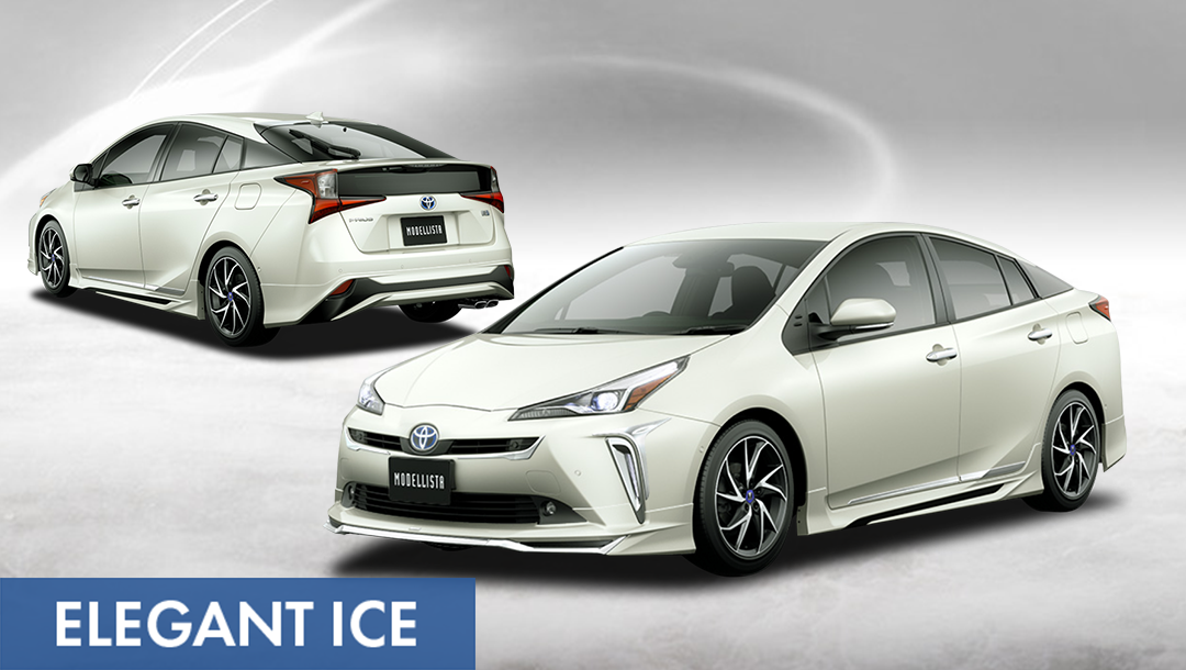 50プリウスモデリスタリアハーフスポイラーエレガントアイススタイル 50プリウスモデリスタリアハーフスポイラーエレガントアイススタイル