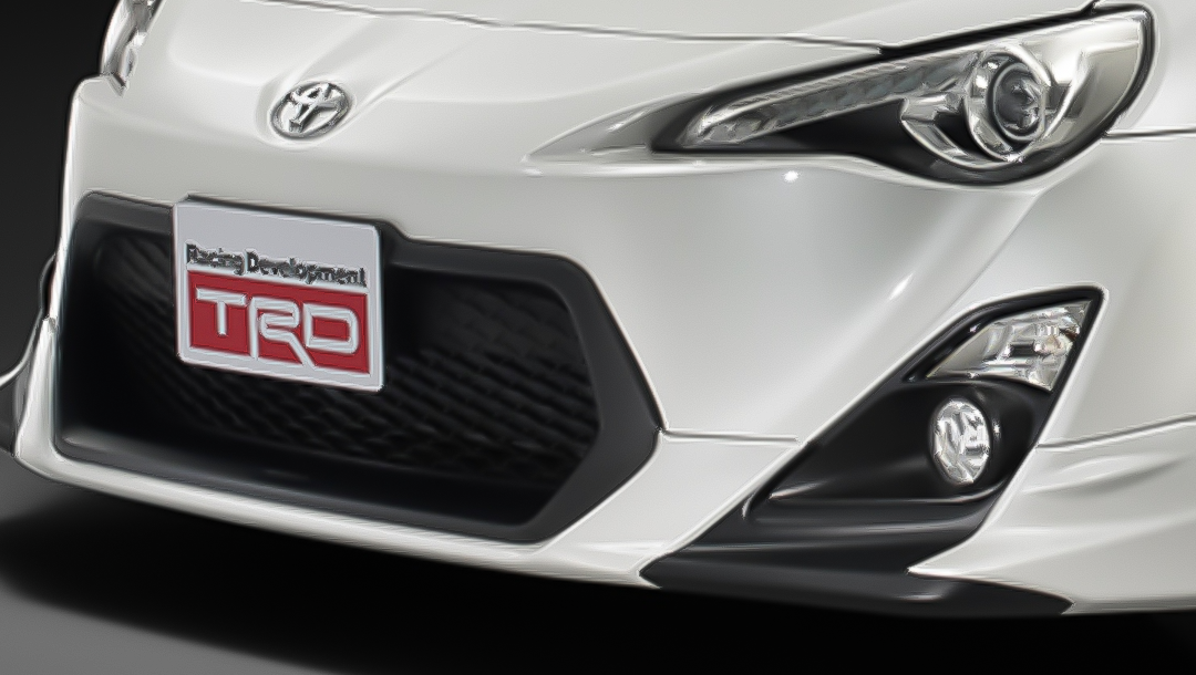 86後期用　TRDフロントスポイラー TRD 86 ZN6 後期 フロントスポイラー(LEDなし) 素地 MS341-18007