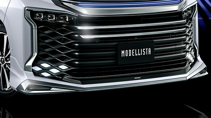 ヴォクシー90 MODELLISTA モデリスタ　フロントスポイラー ヴォクシー90系】モデリスタ フロントスポイラー 純正塗装済 | VROOM