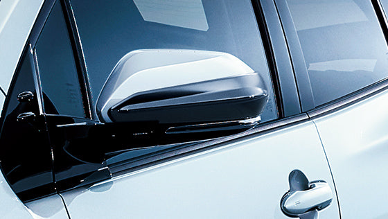 プリウス30系 ドアミラーアームカバー | プリウスα 右ミラーモデリスタ